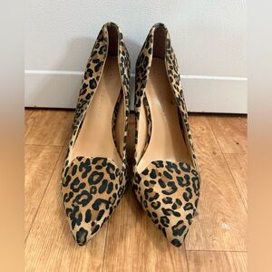 LC Lauren Conrad Leopard Print Heels